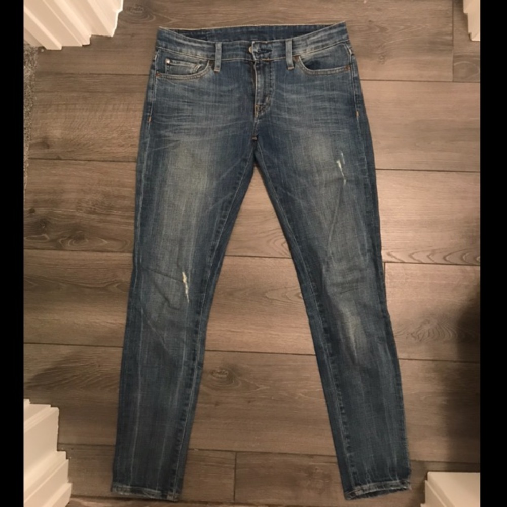 Ralph Lauren light wash skinny jeans